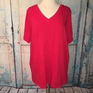 PLUS SHORT SLEEVE TOP